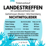 Eintrittspreise – Nichtmitglieder